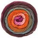 Lana Grossa GOMITOLO ALOHA | 309-blackberry/red violet/fuchsia/salmon/orange red/gray brown/gray/plum