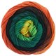 Lana Grossa GOMITOLO ALOHA | 311-orange/red/black red/black/petrol/dark green/green/yellow