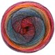 Lana Grossa GOMITOLO MAYA | 856-petrol blue/blue violet/orange/dark gray/pink/red violet/eggplant