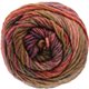 Lana Grossa GOMITOLO MEZZO | 106-rose/khaki/cyclamen/blue violet/jade/light green/blue/antique violet