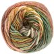 Lana Grossa GOMITOLO MEZZO | 108-camel/rose/gray green/orange/jade/red violet/khaki