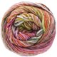 Lana Grossa GOMITOLO MEZZO | 111-orange/yellow green/dark green/antique violet/carnation/lilac/emerald/light gray