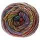Lana Grossa GOMITOLO MEZZO | 129-orange/rust/brown red/night blue/violet blue/gray purple