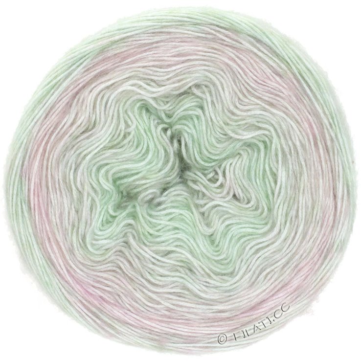 Lana Grossa GOMITOLO PUNO | 01-subtle green/rose