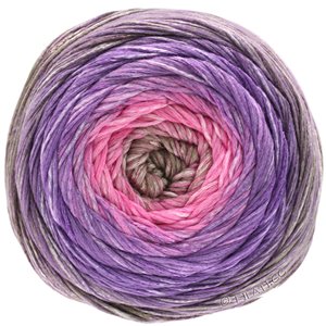 Lana Grossa GOMITOLO SOLE | 919-purple/rose/pink/gray beige/gray brown
