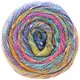 Lana Grossa GOMITOLO SUMMER TWEED | 05-blue violet/corn yellow/turquoise/cyclamen/red violet