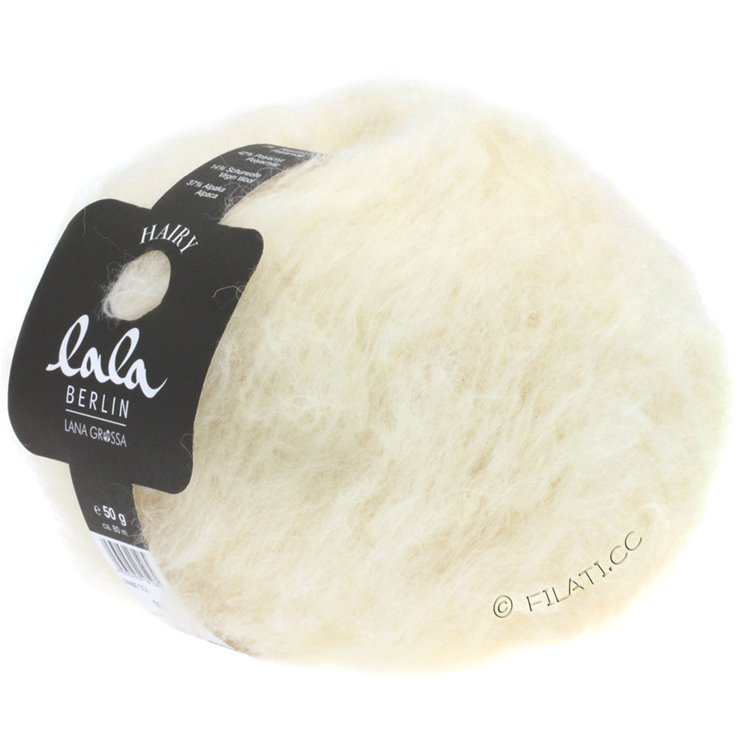 Lana Grossa HAIRY (lala BERLIN) | 01-raw white