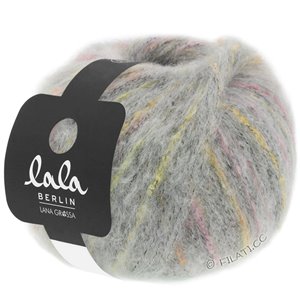 Lana Grossa HAZY (lala BERLIN) | 08-light gray/salmon/orange