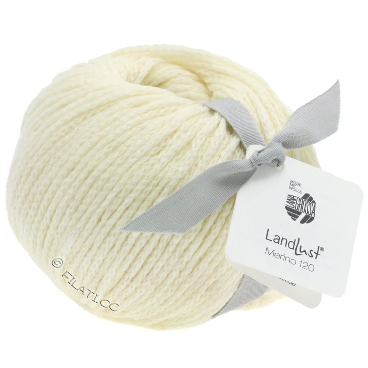 Lana Grossa LANDLUST MERINO 120 | 101-raw white