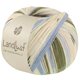 Lana Grossa LANDLUST DIE SOCKENWOLLE | 722-forest green/ecru/sky blue/light beige/jade striped