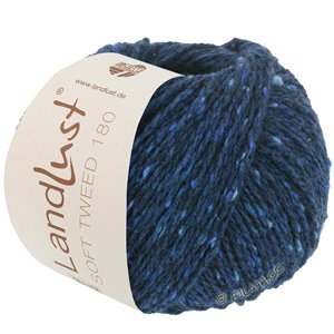 Lana Grossa LANDLUST Soft Tweed 180 | 114-dark blue mottled