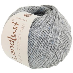 Lana Grossa LANDLUST Soft Tweed 180 | 117-light gray mottled