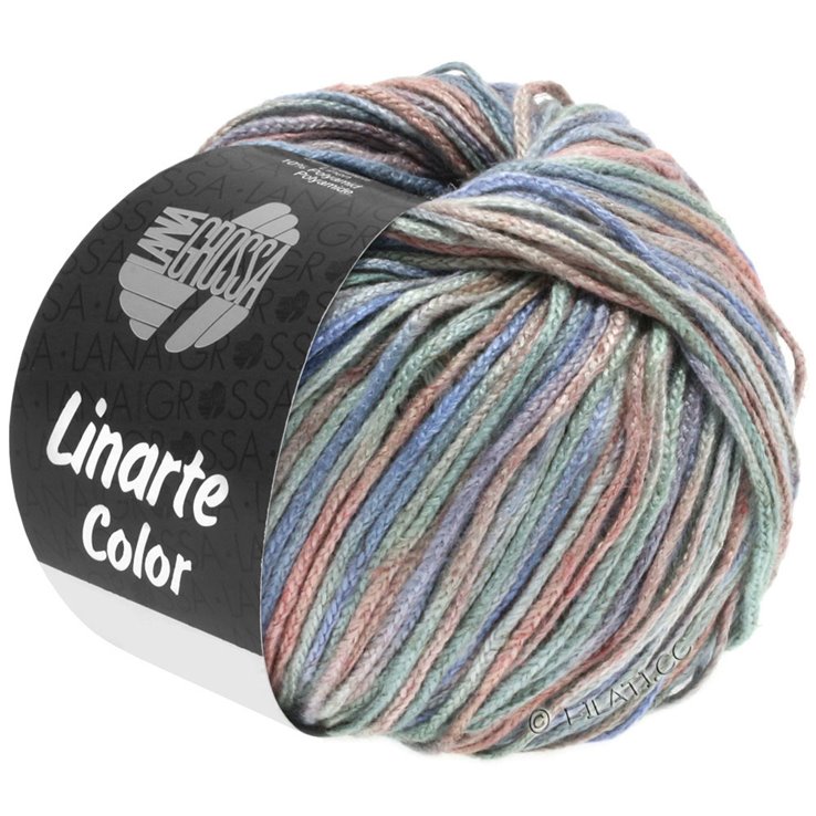 Lana Grossa LINARTE Color | 101-mint/beige/gray blue/powder