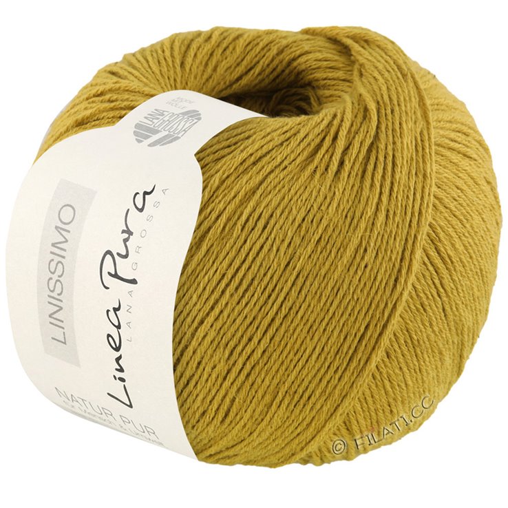 Lana Grossa LINISSIMO (Linea Pura) | 09-Mustard green