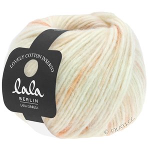 Lana Grossa LOVELY COTTON Inserto (lala BERLIN) | 107-raw white/light beige/light orange