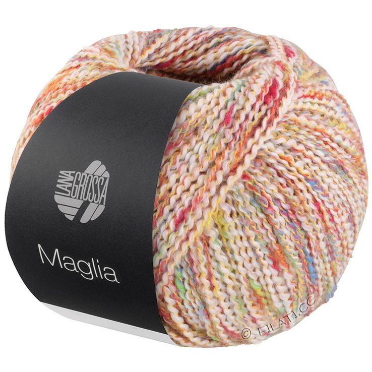 Lana Grossa MAGLIA | 01-raw white/red/green/yellow/light blue