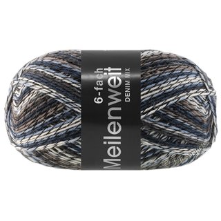 Lana Grossa MEILENWEIT 6-FACH 150g DENIM MIX