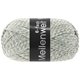 Lana Grossa MEILENWEIT 6-FACH 150g Mouliné/Tweed | 8501-light gray/white