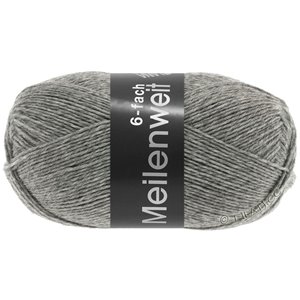 Lana Grossa MEILENWEIT 6-FACH 150g  Uni | 8961-gray mottled
