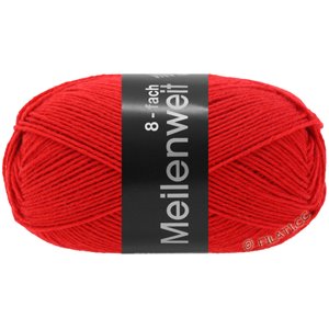 Lana Grossa MEILENWEIT 8-FACH 150g Uni | 9555-red