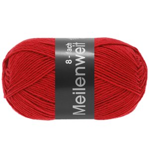 Lana Grossa MEILENWEIT 8-FACH 100g Uni | 9555-red