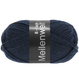 Lana Grossa MEILENWEIT 8-FACH 100g Uni | 9556-night blue