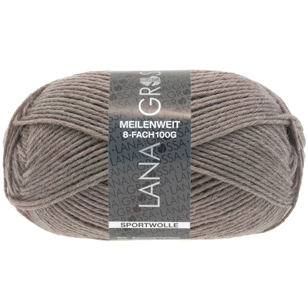 Lana Grossa MEILENWEIT 8-FACH 100g Uni