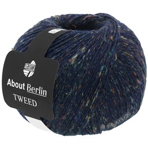 Lana Grossa MEILENWEIT 100g Tweed (ABOUT BERLIN) | 904-night blue mottled