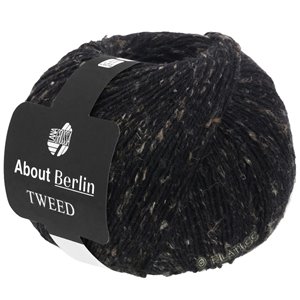 Lana Grossa MEILENWEIT 100g Tweed (ABOUT BERLIN) | 905-black mottled