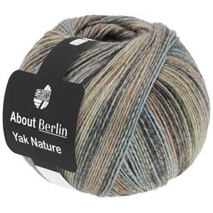 Lana Grossa MEILENWEIT 100g Yak Nature (ABOUT BERLIN) | 678-gray blue/gray beige/petrol/light gray/dark gray/anthracite mottled