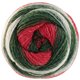 Lana Grossa GOMITOLO (Christmas Edition Lurex) | 116-luminous red/dark red/dark green/ecru/white green/White red