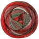 Lana Grossa GOMITOLO (Christmas Edition Lurex) | 120-gray red/White red/ecru/dark green/gray green/Greenish red/dark red/jade/red striped