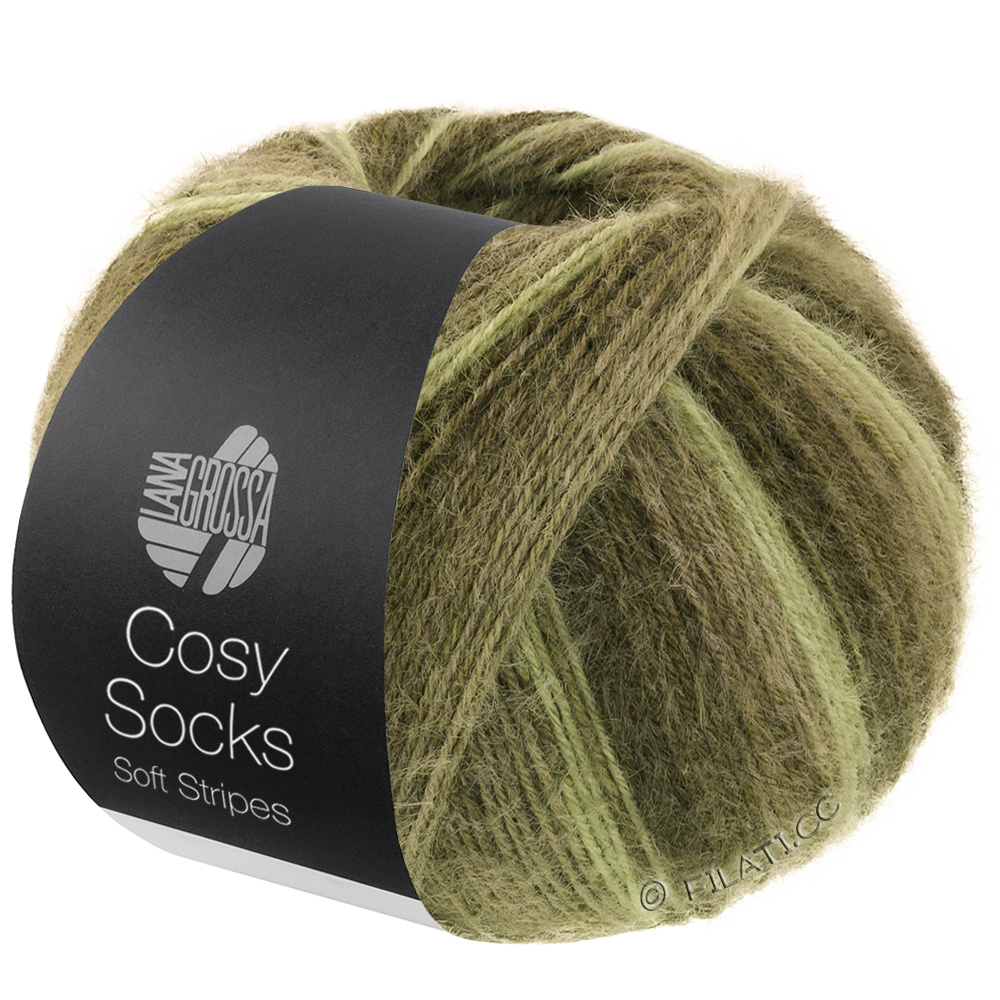 MEILENWEIT 100g Cosy Socks Soft Stripes from Lana Grossa