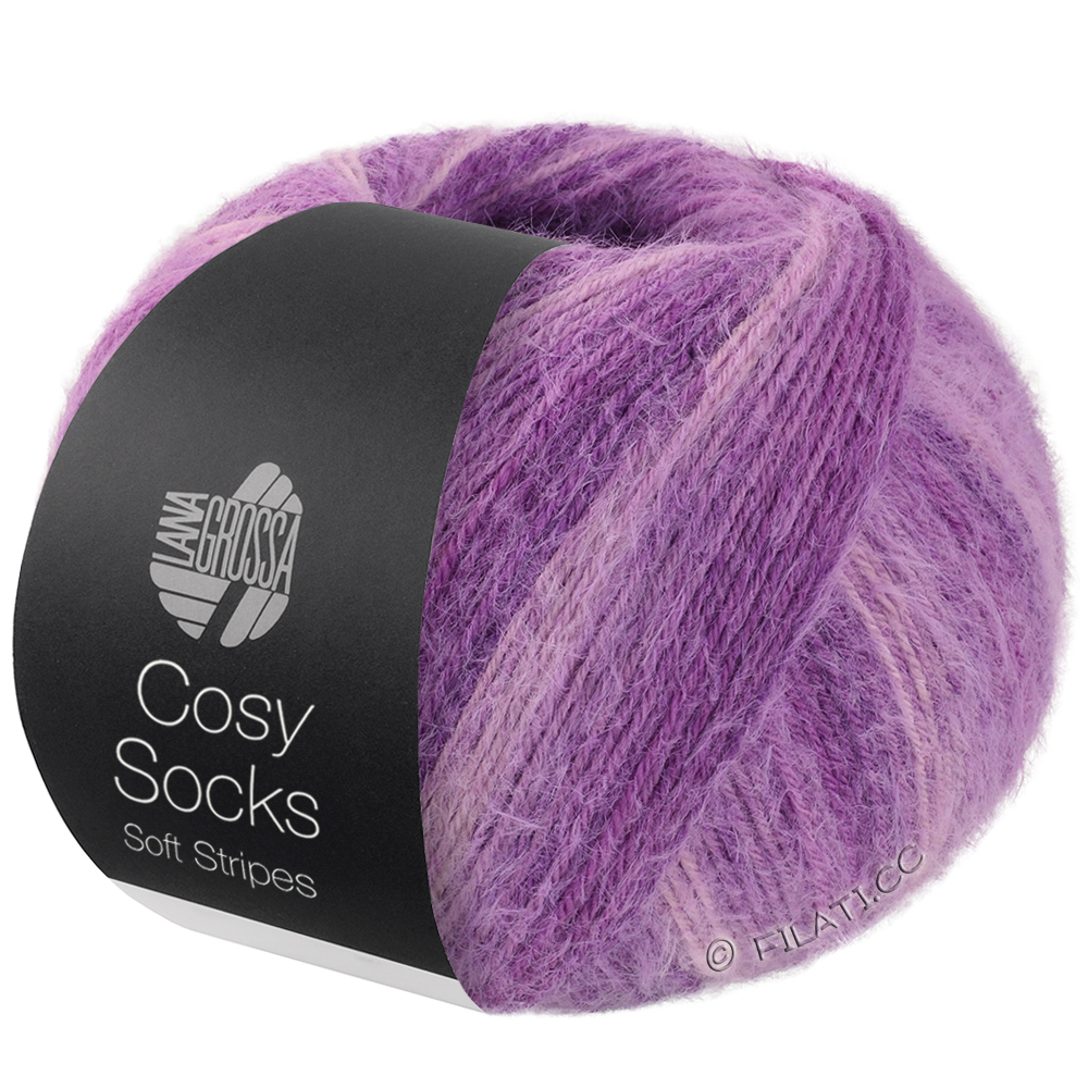 Lana Grossa MEILENWEIT 100g Cosy Socks Soft Stripes