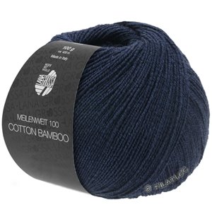 Lana Grossa MEILENWEIT 100g Cotton Bamboo | 08-night blue