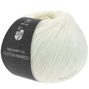 Lana Grossa MEILENWEIT 100g Cotton Bamboo | 09-white