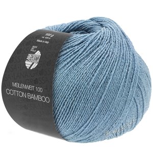Lana Grossa MEILENWEIT 100g Cotton Bamboo | 12-gray blue
