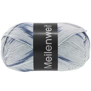 Lana Grossa MEILENWEIT 100g Blue Denim Mix | 4603-light gray/dark gray/silver gray/gray blue