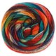 Lana Grossa MEILENWEIT 100g Fontana | 5451-olive/emerald/dark violet/taupe/gray brown/dark brown/turquoise blue/rust red/orange/jade/red