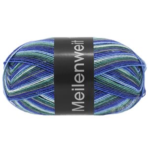 Lana Grossa MEILENWEIT 100g Intenso | 5522-cobalt blue/pigeon blue/gray beige/gray green/reed/white/light blue