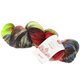 Lana Grossa MEILENWEIT 100g Merino Hand-dyed | 401-wine red/light green/petrol/raw white/gray/anthracite/purple