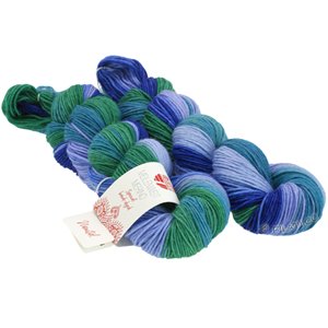Lana Grossa MEILENWEIT 2 strands à 50g Merino Hand-dyed | 222-Nanital