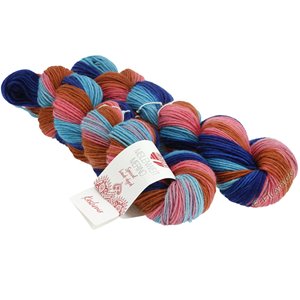 Lana Grossa MEILENWEIT 2 strands à 50g Merino Hand-dyed | 224-Kashmir