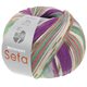 Lana Grossa MEILENWEIT 100g Seta Giappone | 3389-blue violet/white/olive/light blue/jade/antique pink/light gray