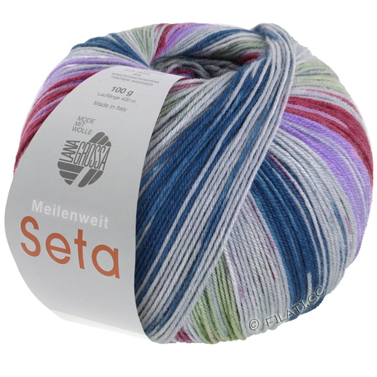 Lana Grossa MEILENWEIT 100g Seta Lampone | 3442-