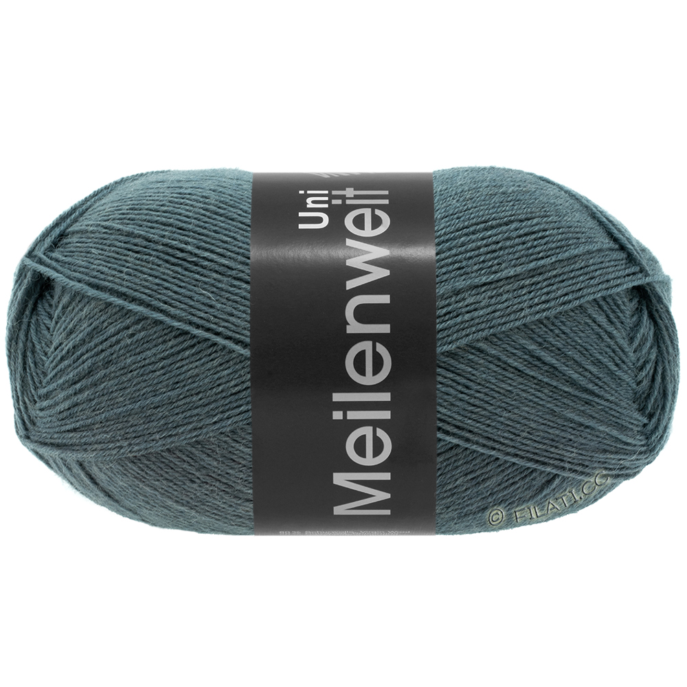 100gr Colorful Yarn, Multi Color Yarn in Dark Blue, Grey and Green 