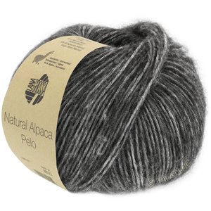Lana Grossa NATURAL ALPACA Pelo | 04-dark gray mottled