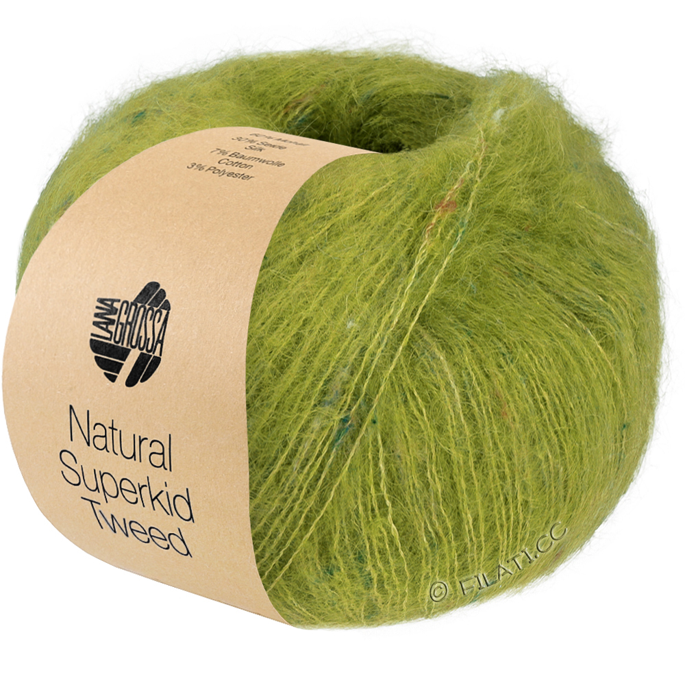 Lana Grossa NATURAL SUPERKID TWEED | 645-kiwi green