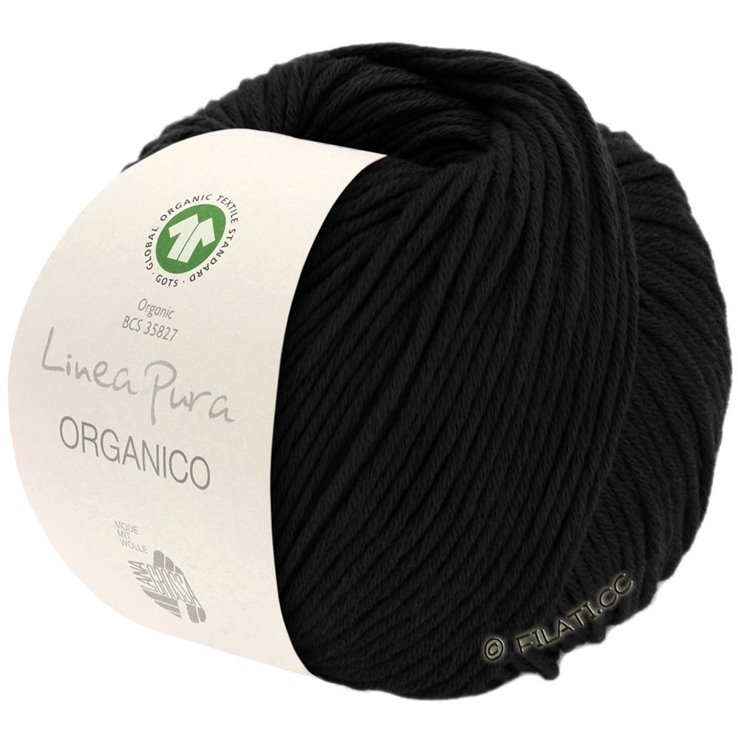 Lana Grossa ORGANICO (Linea Pura) | 014-black