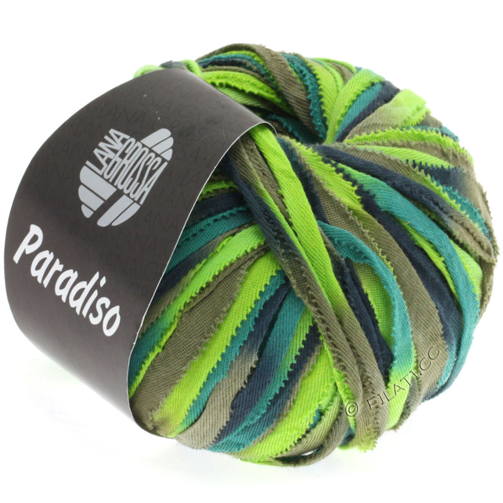 Lana Grossa PARADISO print | 101-light green/petrol/khaki